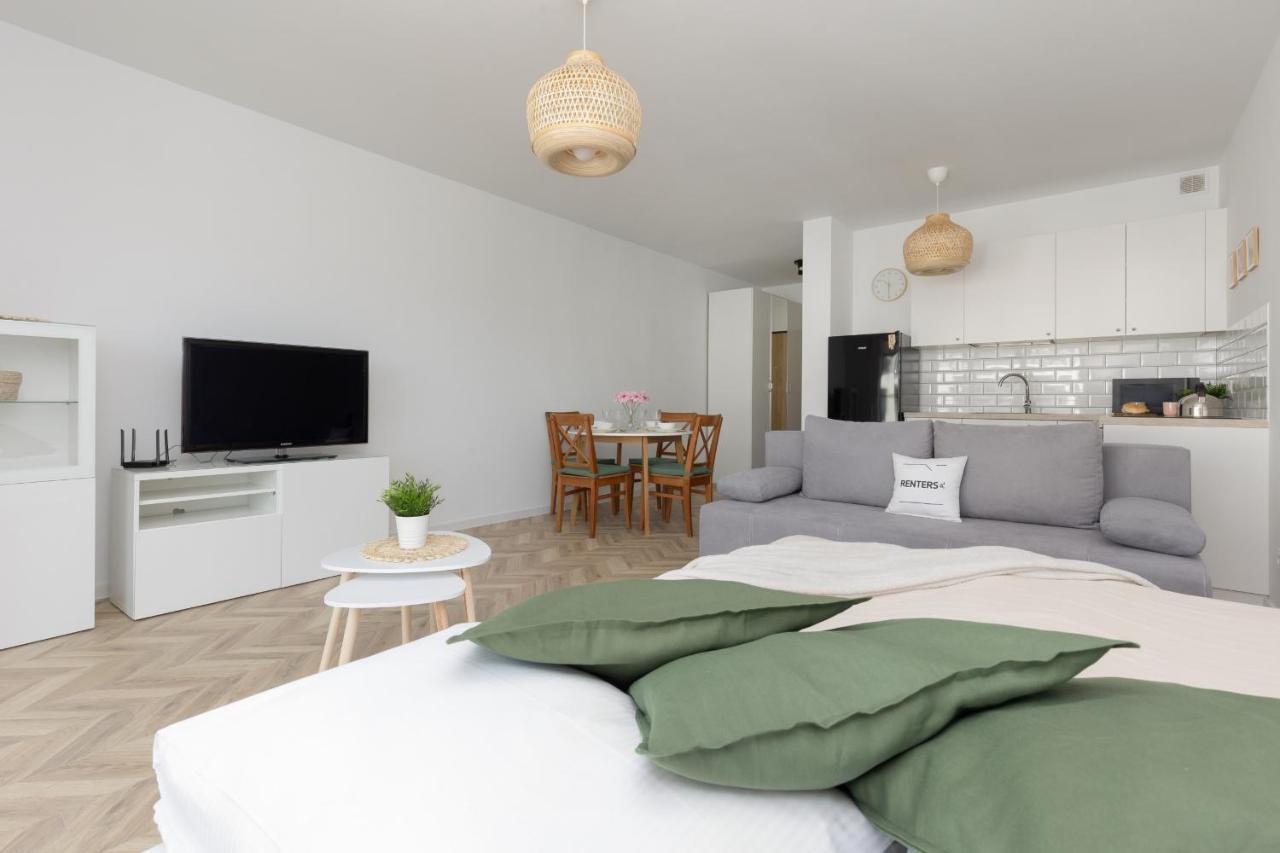 Ursus Sunny Studio For 4 Guests With Parking & Balcony By Noclegi Renters Warszawa Eksteriør bilde