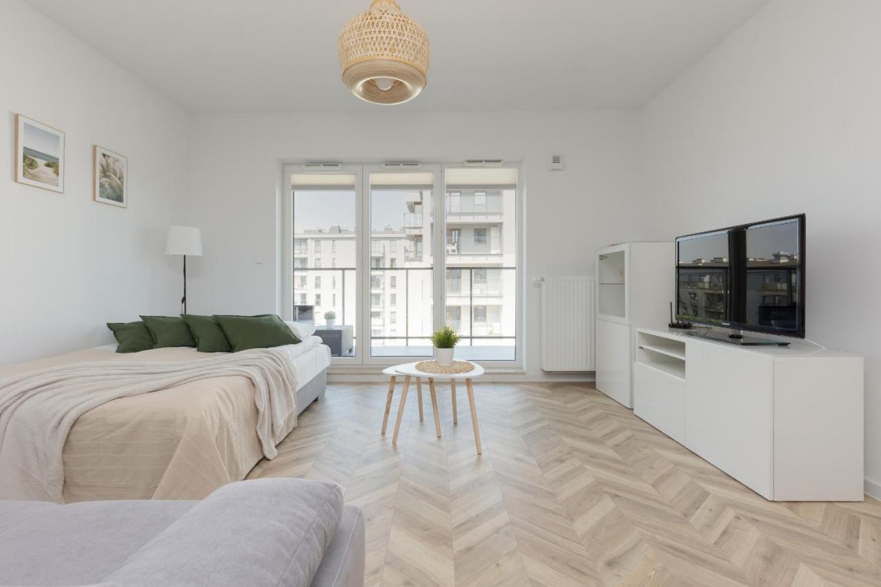 Ursus Sunny Studio For 4 Guests With Parking & Balcony By Noclegi Renters Warszawa Eksteriør bilde